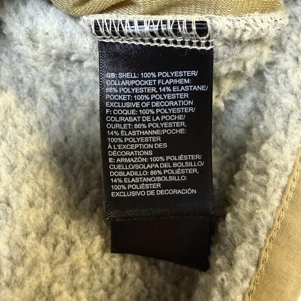 The North Face Gordon Lyons Vest XL‎ Gray Khaki Trim EUC